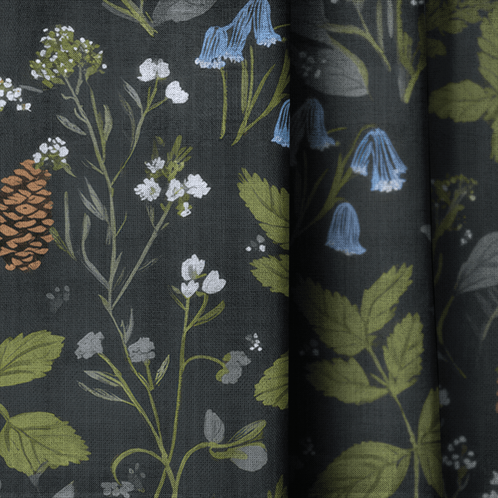 Forest Floor - Curtain Panel - The Drapery