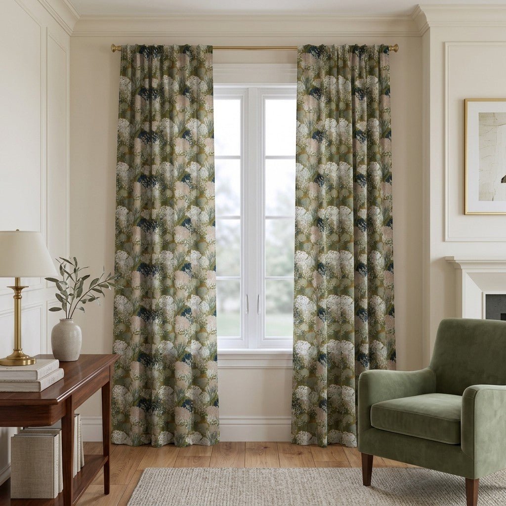 Forest Sprig - Curtain Panel - The Drapery