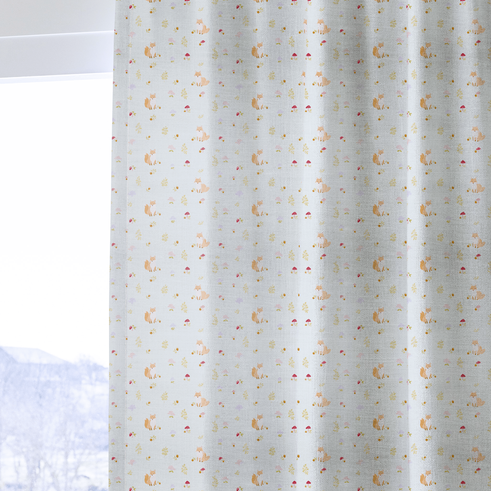 Fox Forest - Curtain Panel - The Drapery