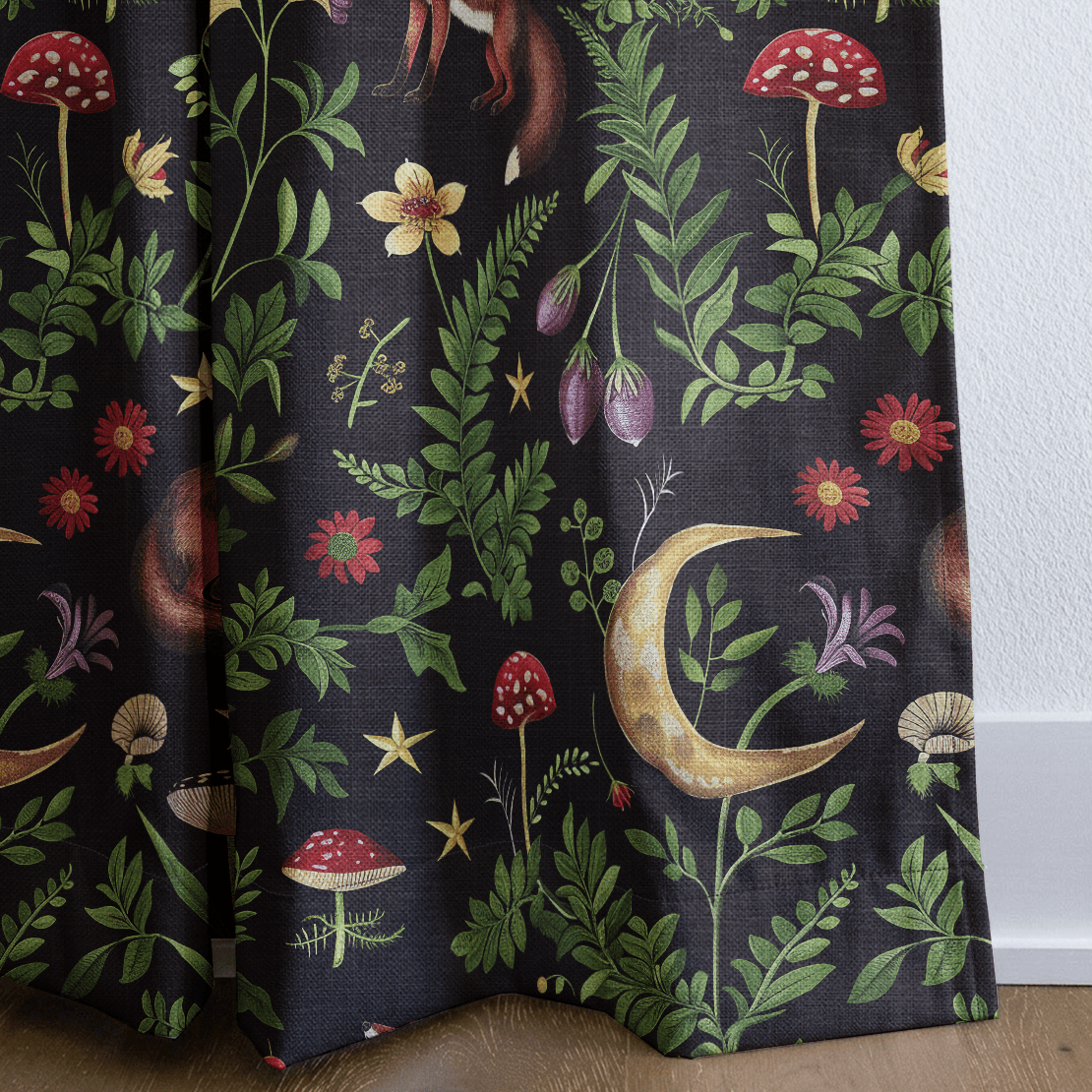 Foxfire Meadow - Curtain Panel - The Drapery