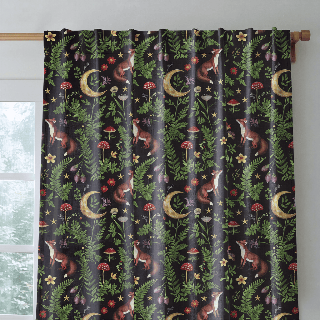 Foxfire Meadow - Curtain Panel - The Drapery