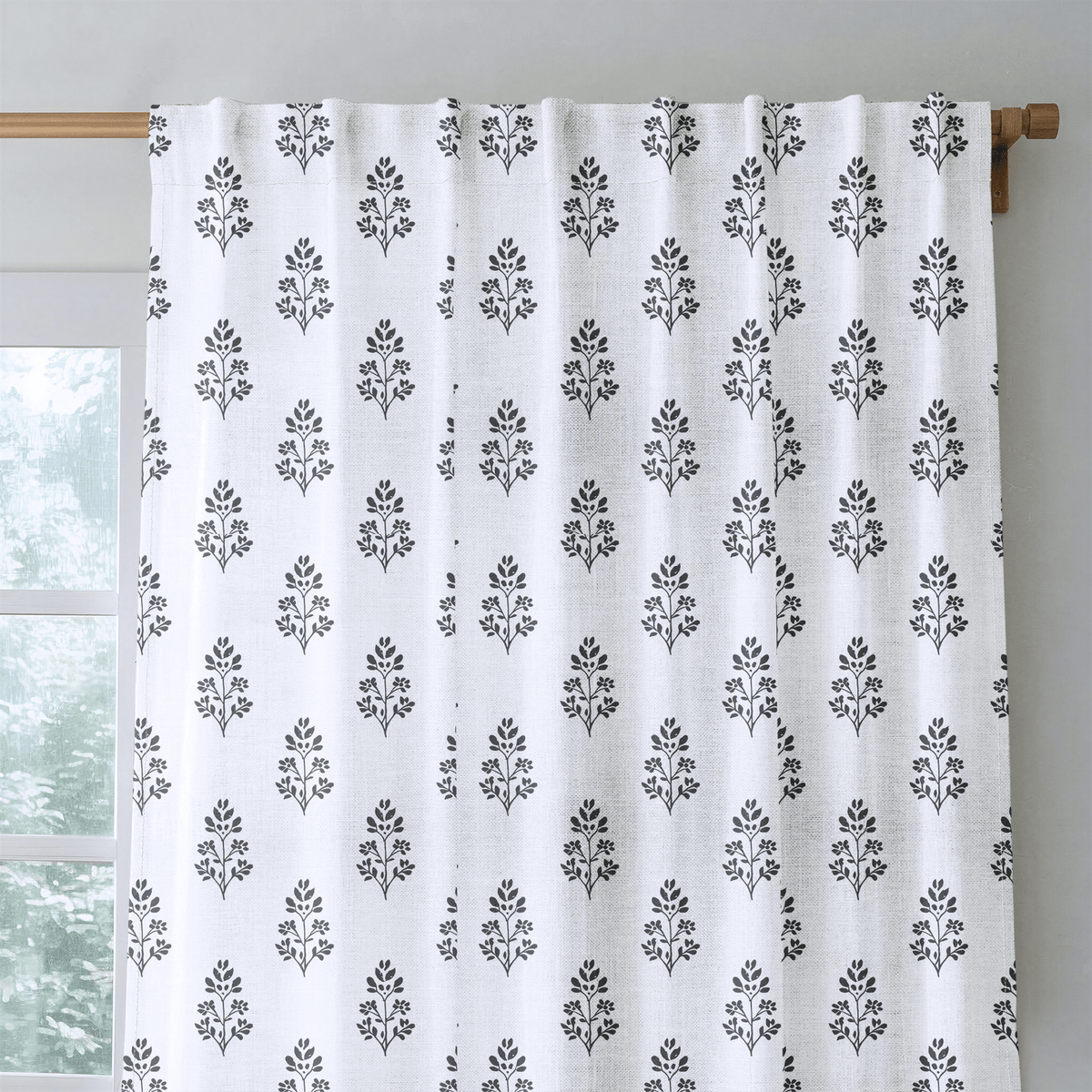 Frances Floral - Curtain Panel - The Drapery