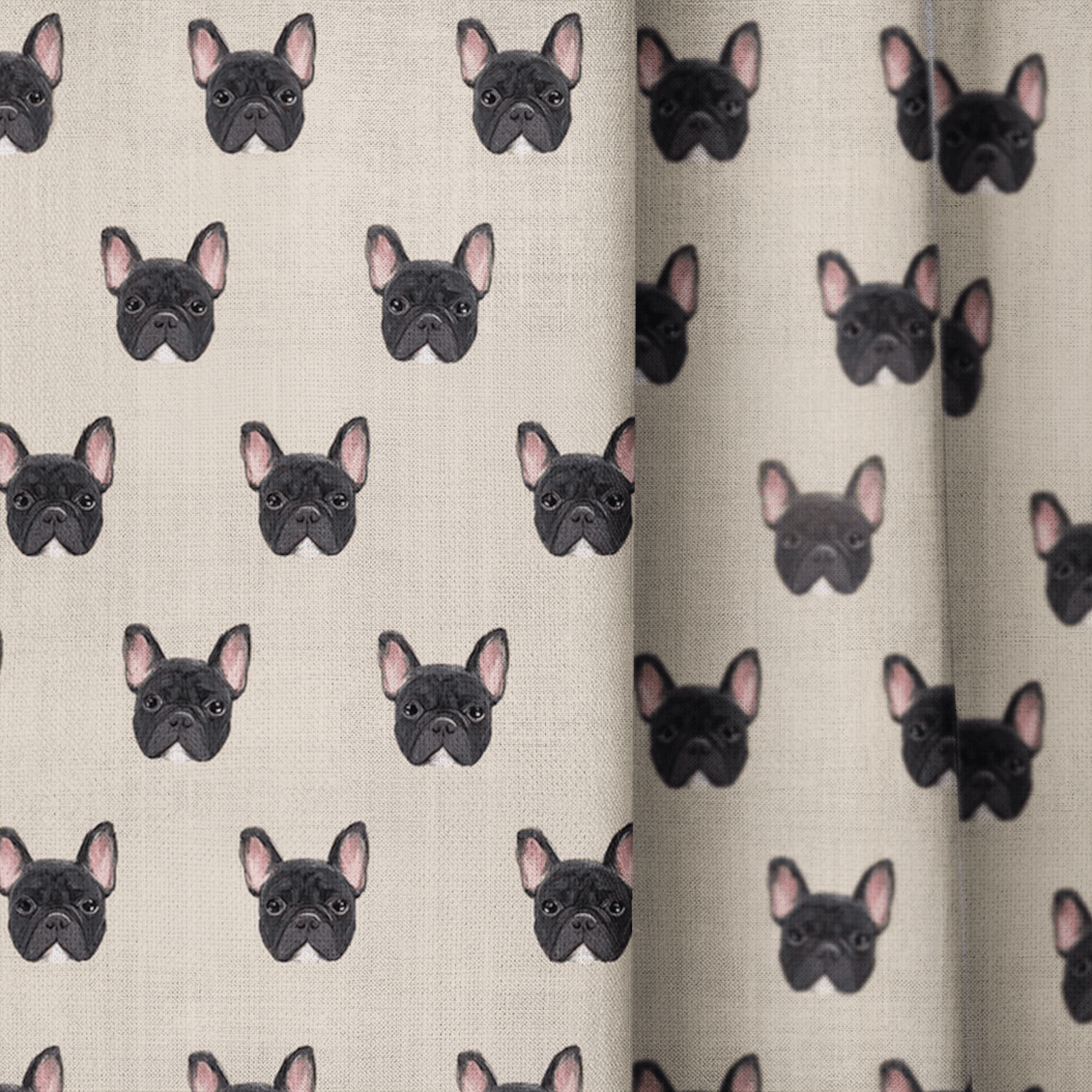 Frenchie Lounge - Curtain Panel - The Drapery