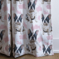Frenchie Snuggles - Curtain Panel - The Drapery