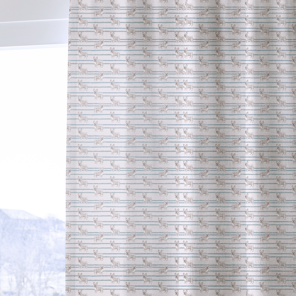 Frenchie Stripes - Curtain Panel - The Drapery