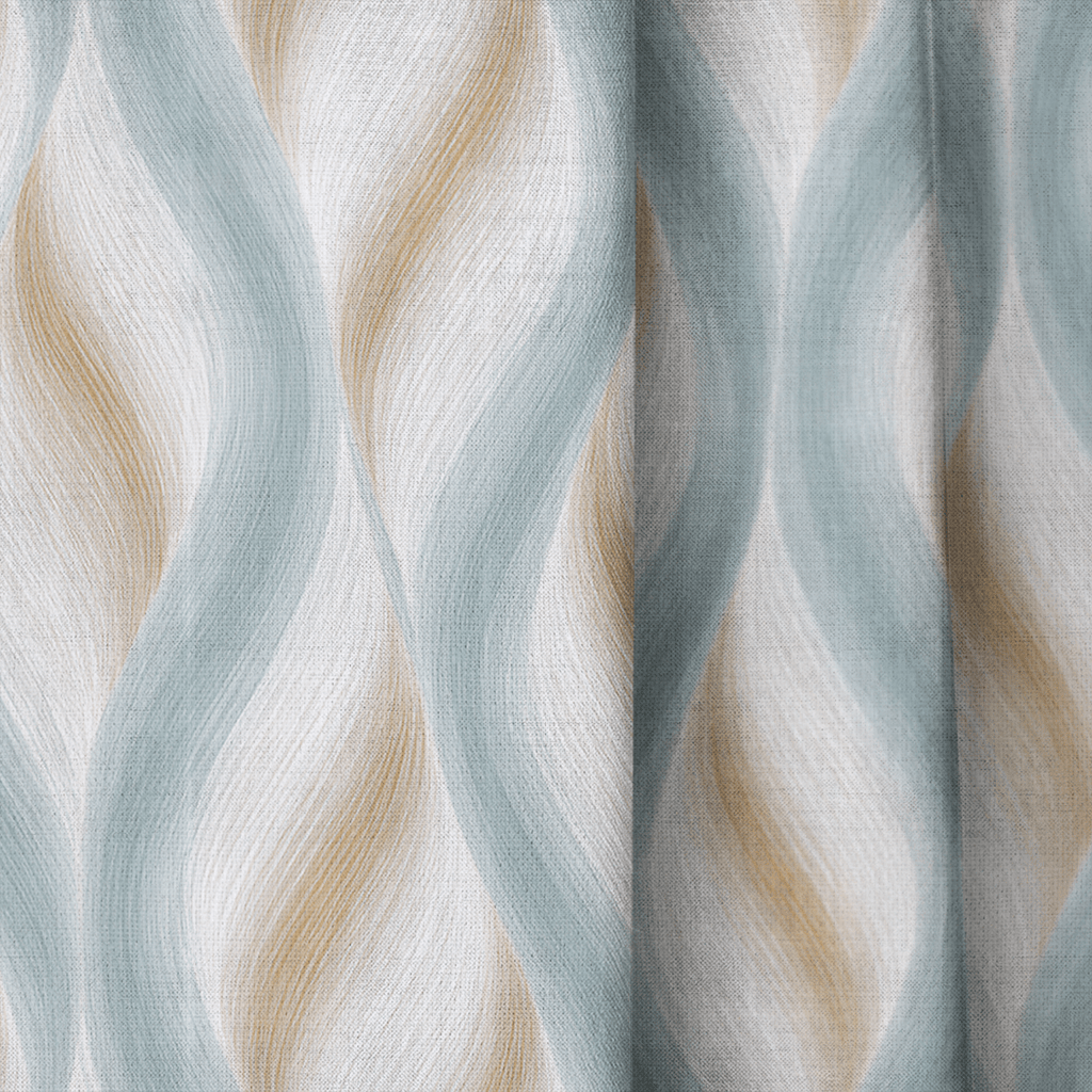 Freya Waves - Curtain Panel - The Drapery