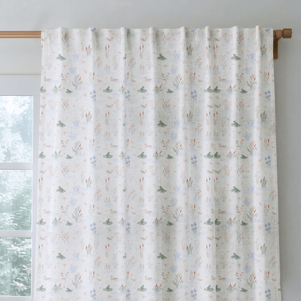 Froggy Pond - Curtain Panel - The Drapery
