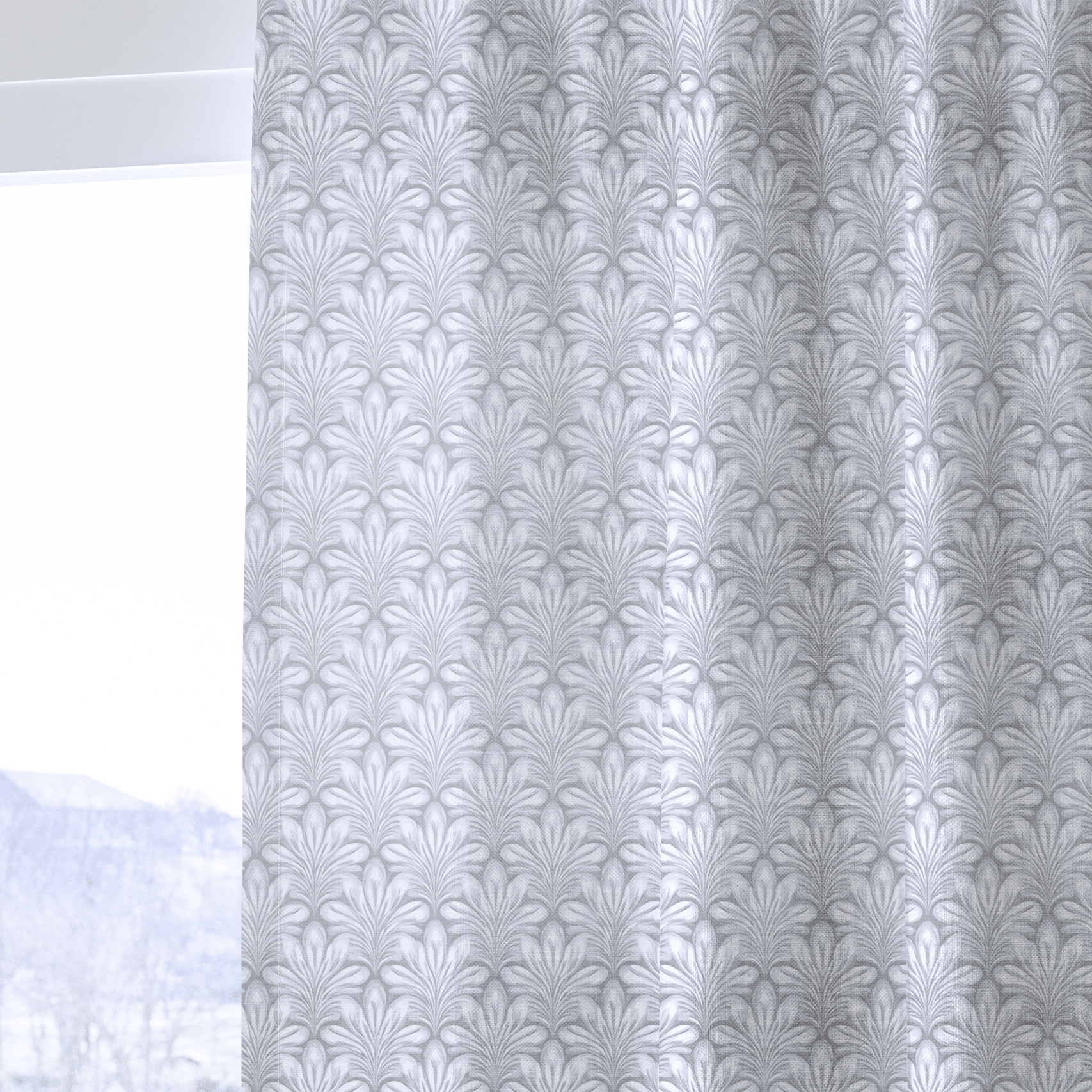 Frost - Curtain Panel - The Drapery