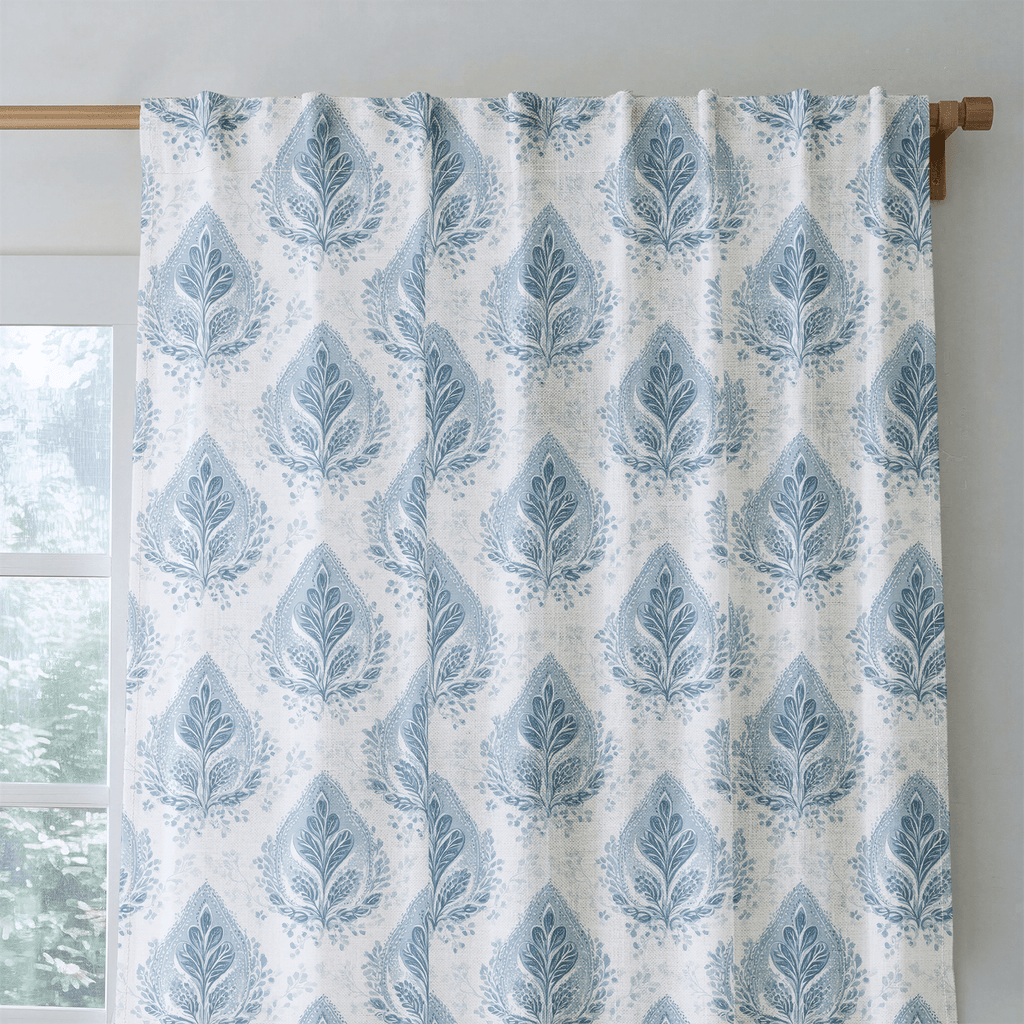 Frost Fern - Curtain Panel - The Drapery