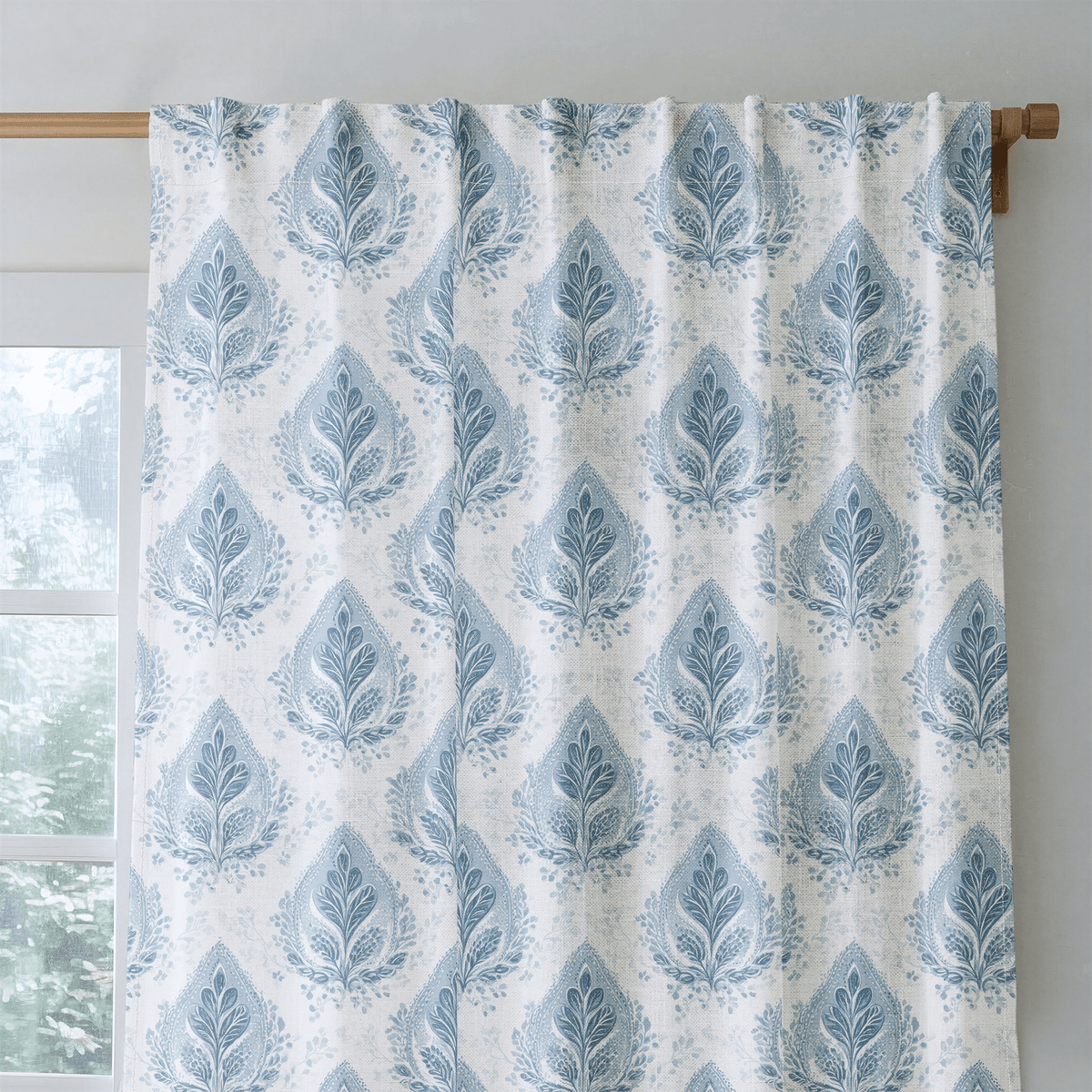Frost Fern - Curtain Panel - The Drapery