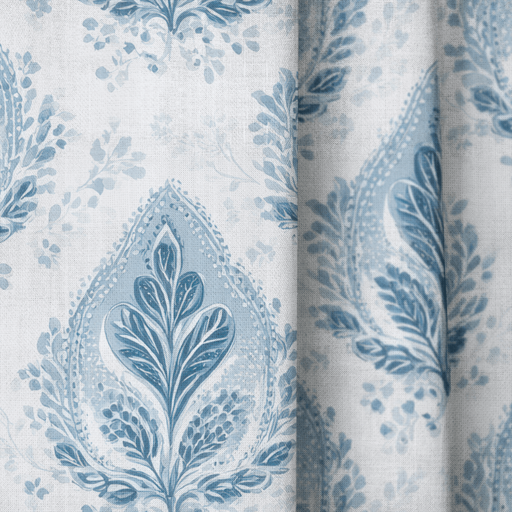 Frost Fern - Curtain Panel - The Drapery