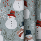 Frosted Companions - Curtain Panel - The Drapery
