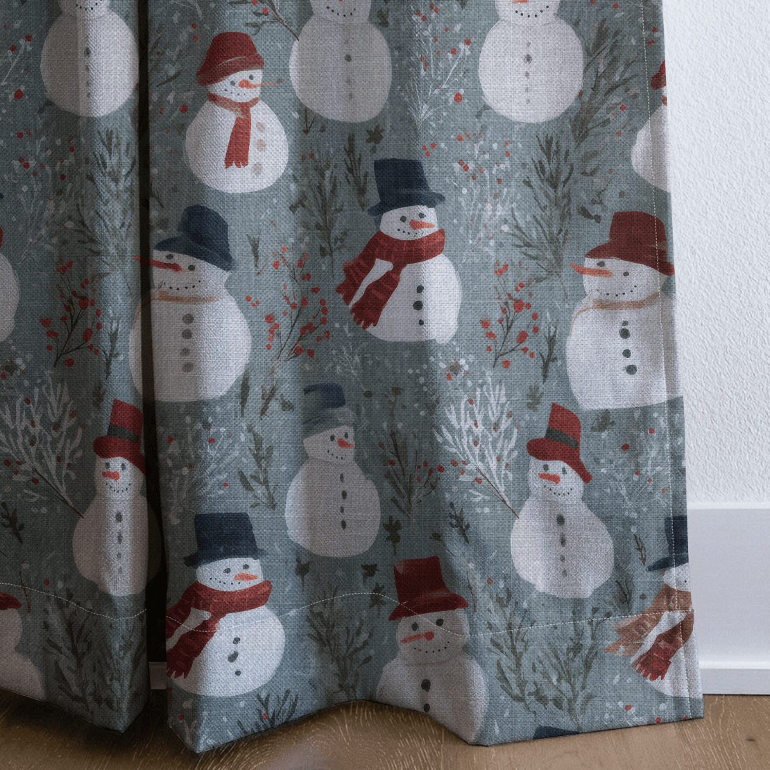 Frosted Companions - Curtain Panel - The Drapery