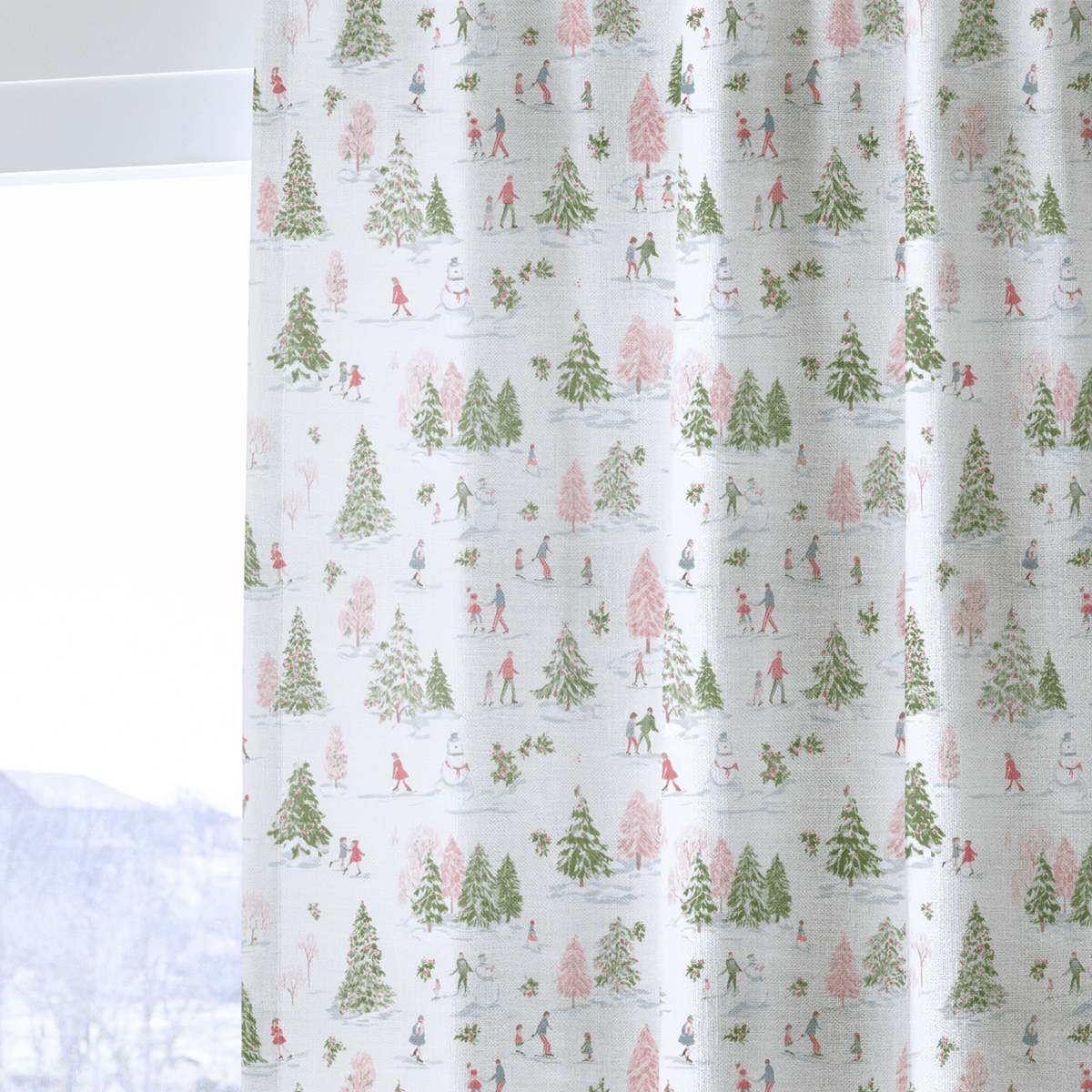 Frosted Forest - Curtain Panel - The Drapery