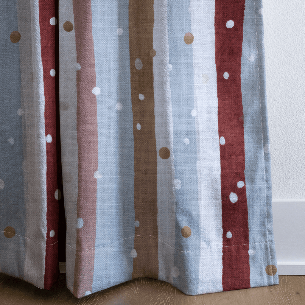 Frosted Stripes - Curtain Panel - The Drapery