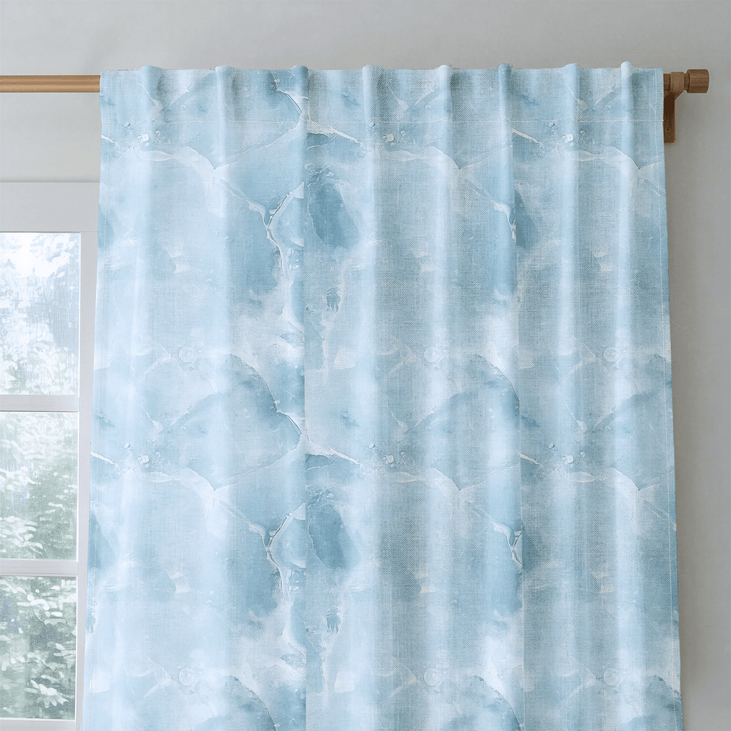 Frozen Elegance - Curtain Panel - The Drapery