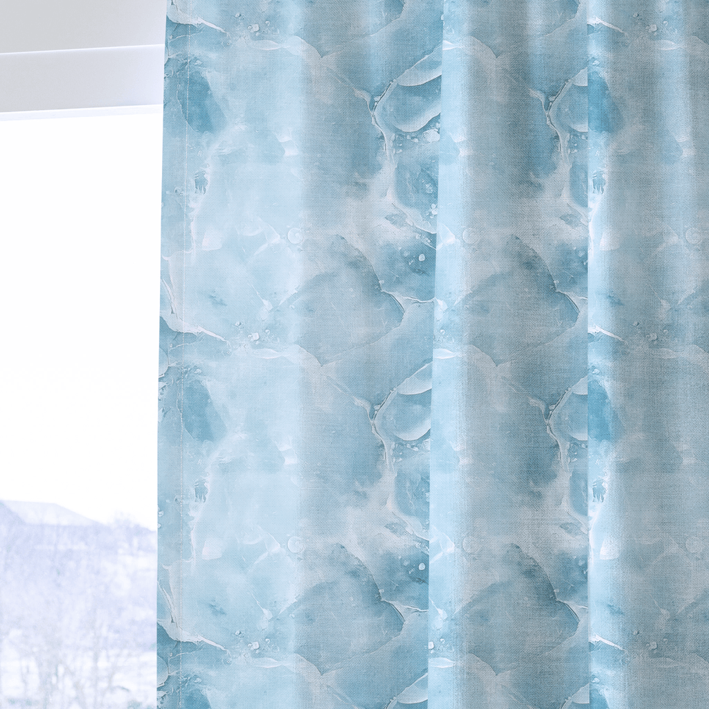 Frozen Elegance - Curtain Panel - The Drapery