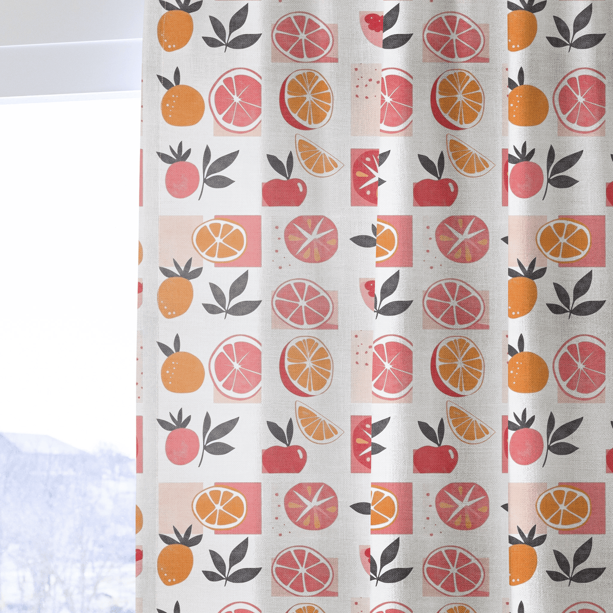 Fruit Loop - Curtain Panel - The Drapery