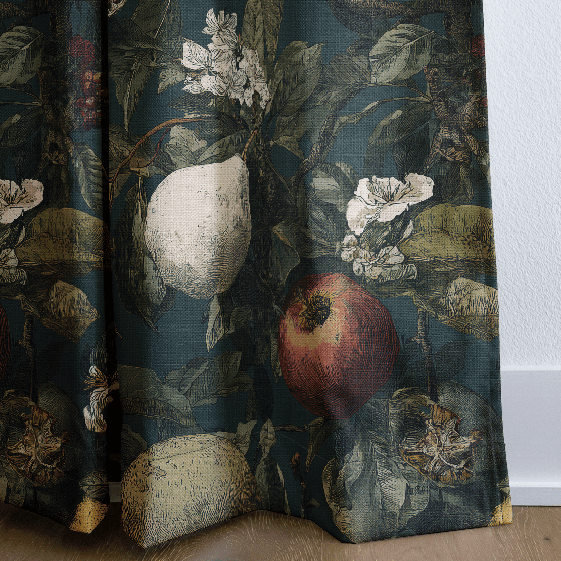 Fruitful Blooms - Curtain Panel - The Drapery