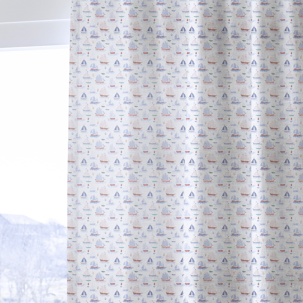 Full Sail Ahead - Curtain Panel - The Drapery