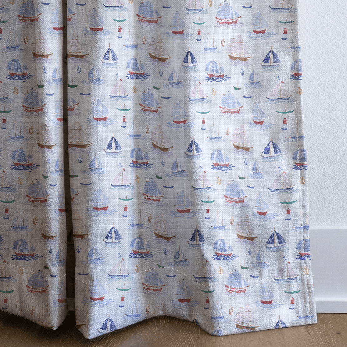 Full Sail Ahead - Curtain Panel - The Drapery