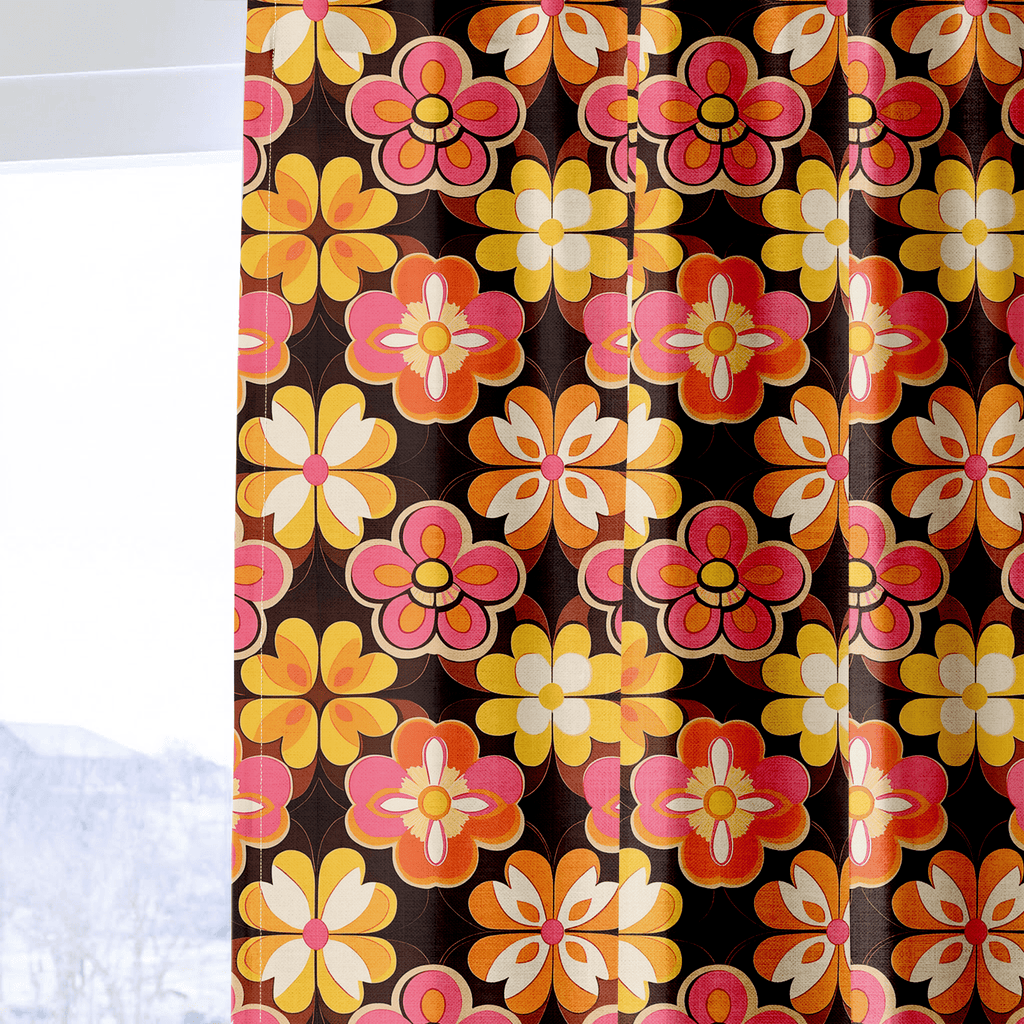 Funkadelic Flora - Curtain Panel - The Drapery