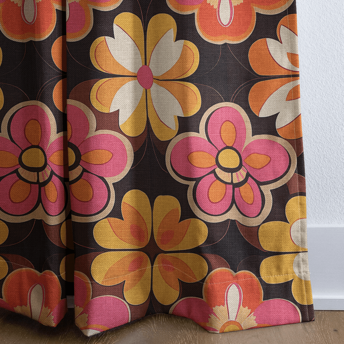 Funkadelic Flora - Curtain Panel - The Drapery