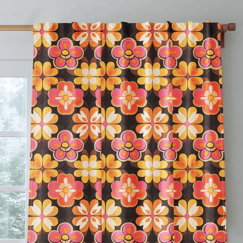 Funkadelic Flora - Curtain Panel - The Drapery