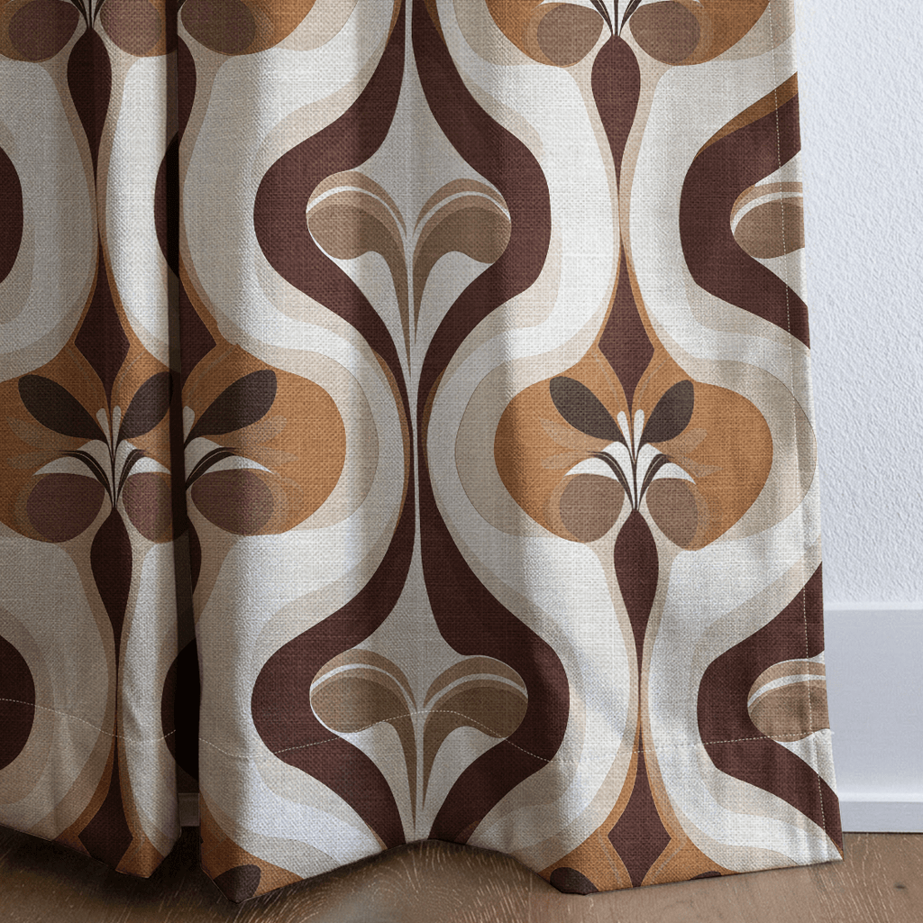 Funky Flow - Curtain Panel - The Drapery