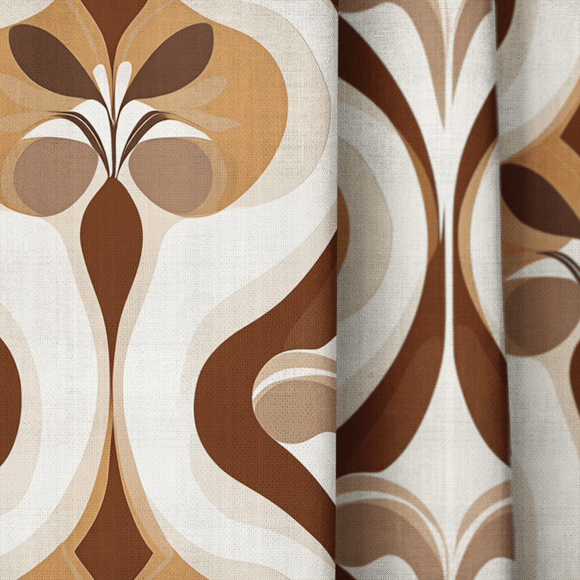 Funky Flow - Curtain Panel - The Drapery