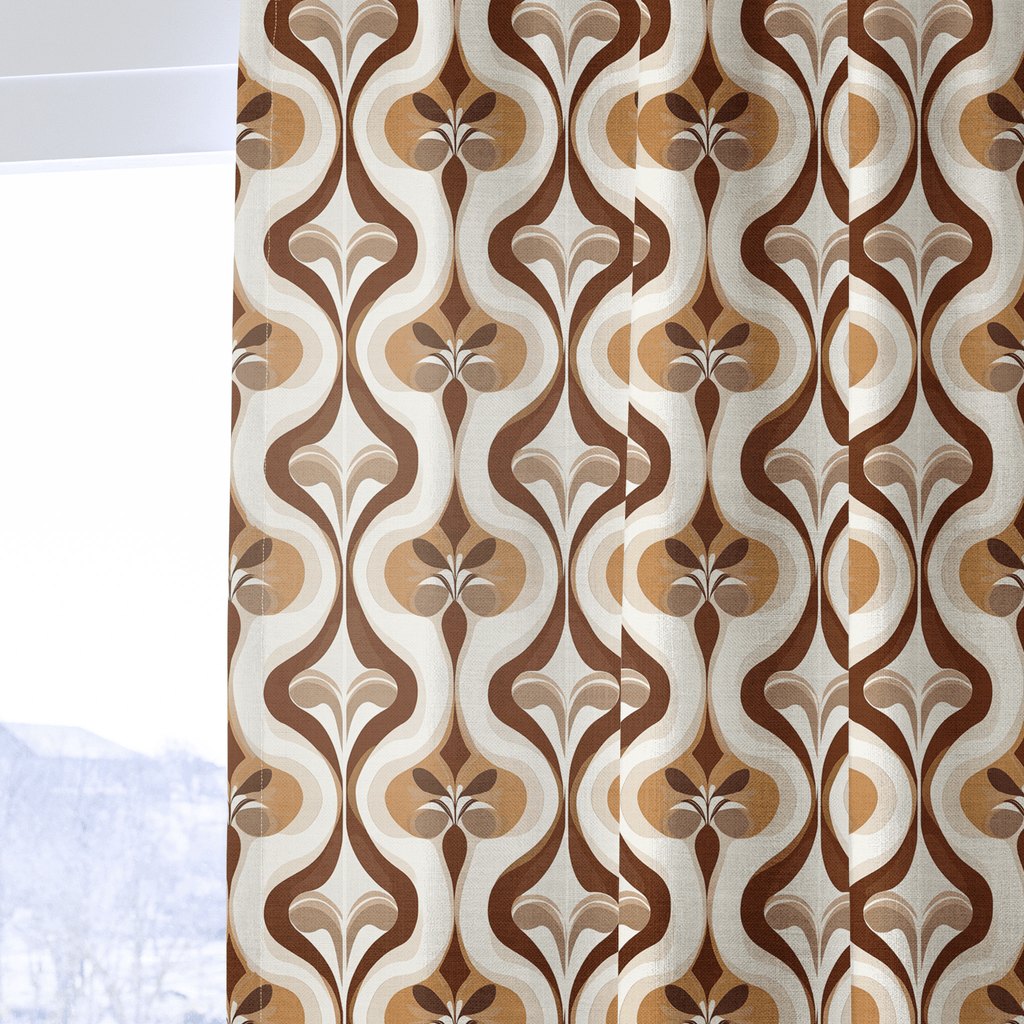 Funky Flow - Curtain Panel - The Drapery