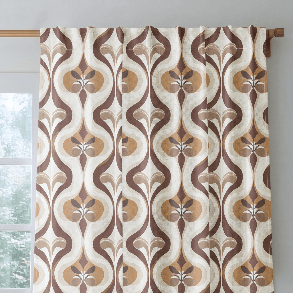 Funky Flow - Curtain Panel - The Drapery