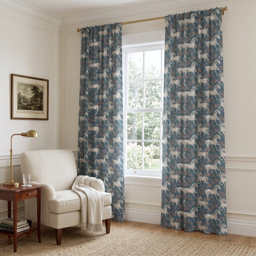 Galloping Gardens - Curtain Panel - The Drapery