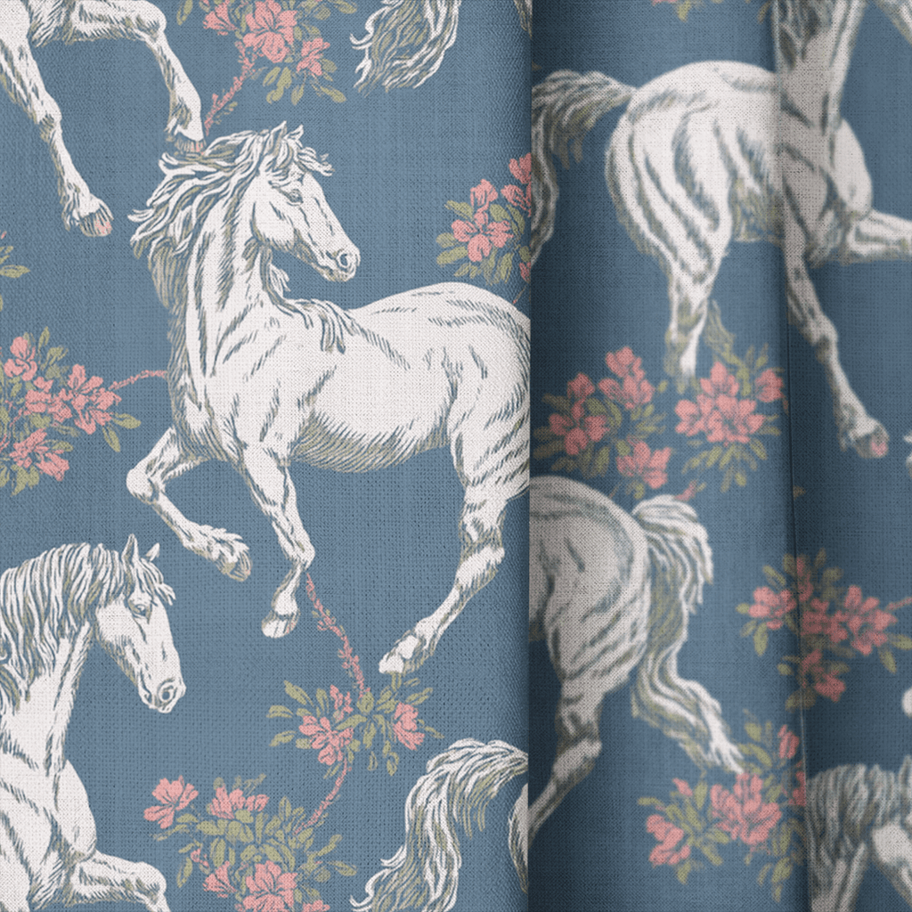 Galloping Gardens - Curtain Panel - The Drapery