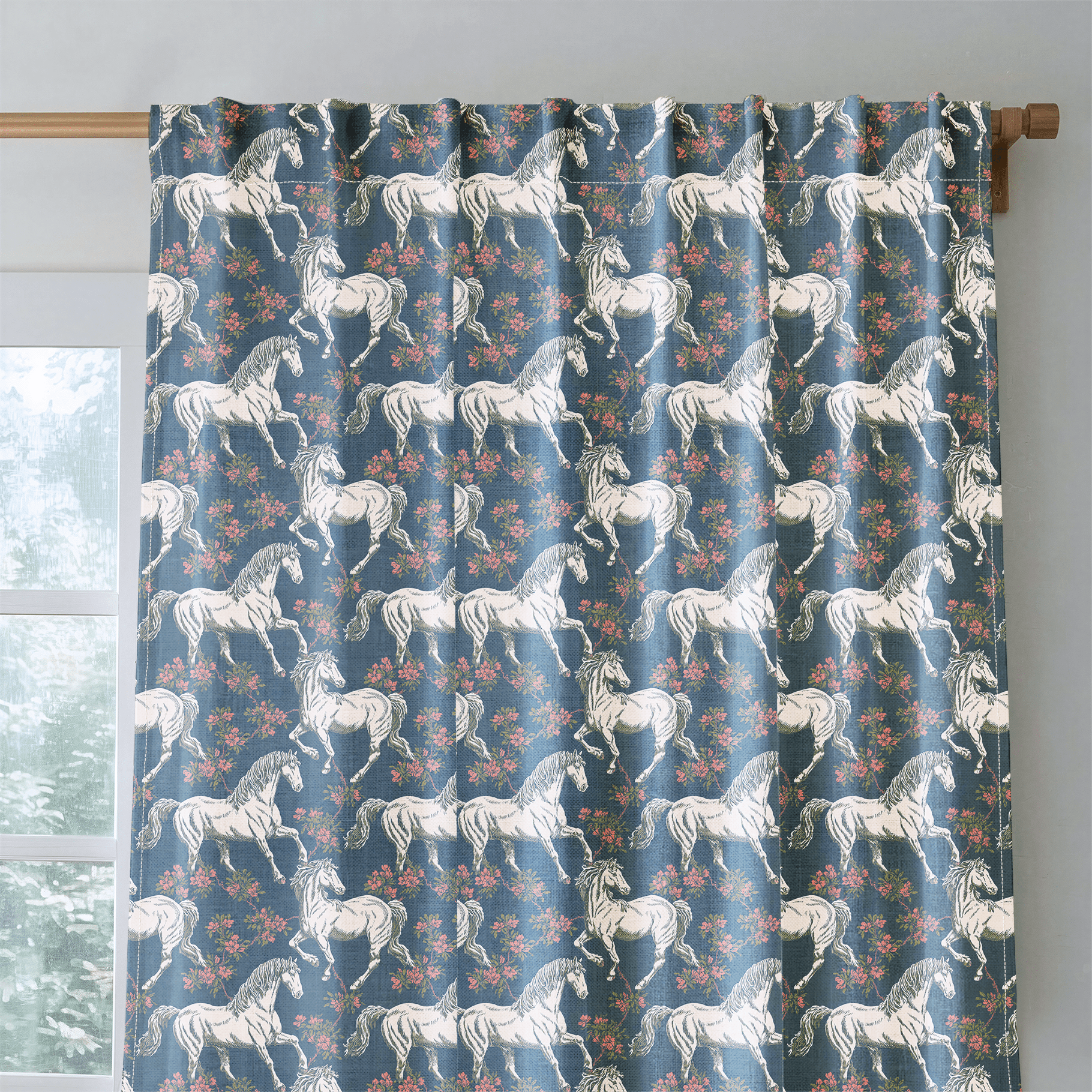 Galloping Gardens - Curtain Panel - The Drapery