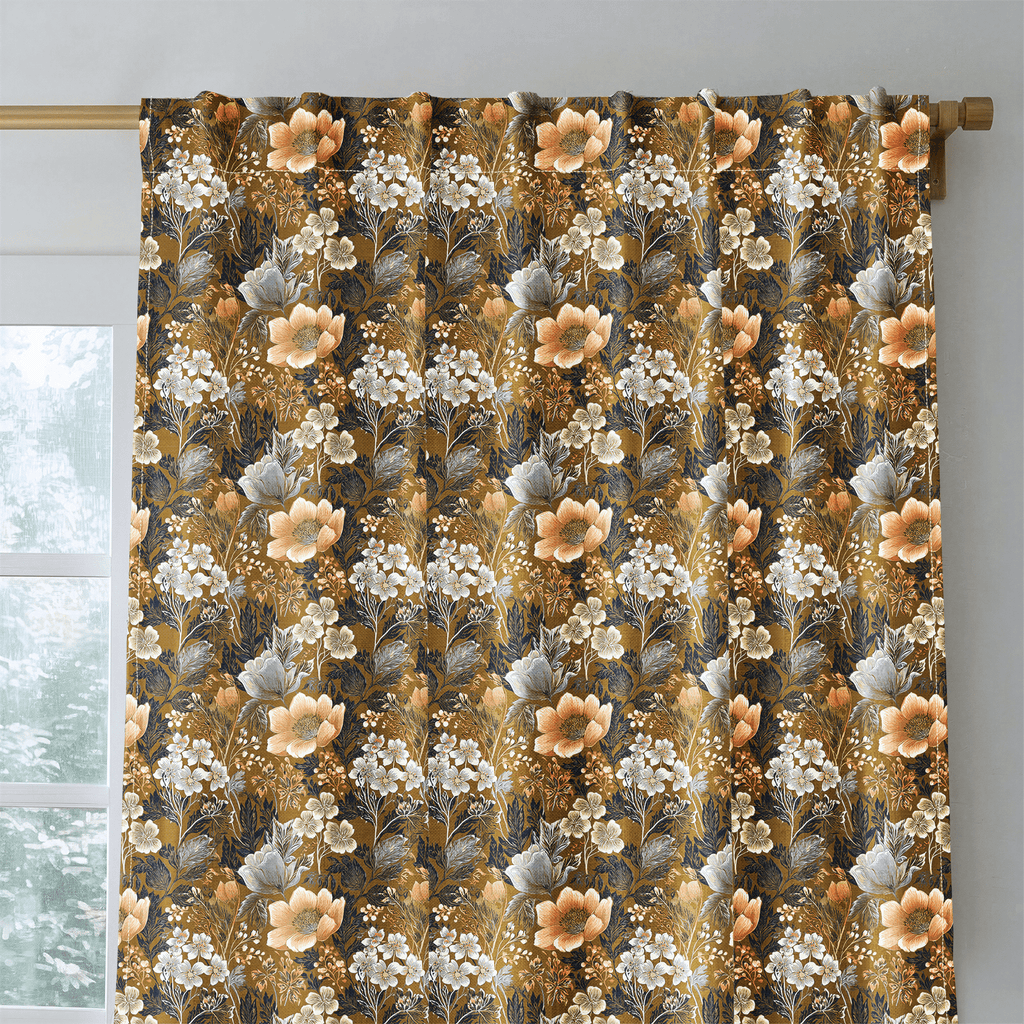 Garden Hour Auburn - Curtain Panel - The Drapery