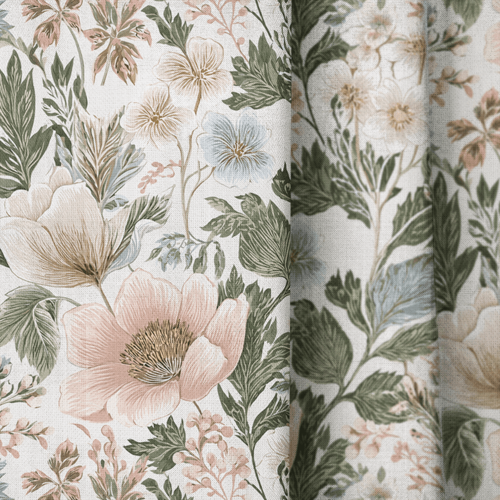 Garden Hour Pixie - Curtain Panel - The Drapery