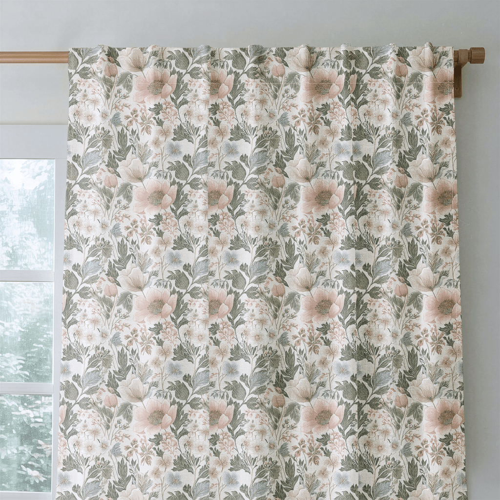 Garden Hour Pixie - Curtain Panel - The Drapery