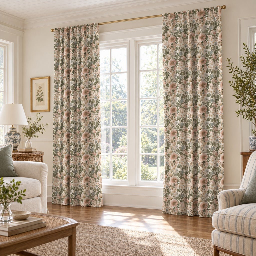 Garden Hour Pixie - Curtain Panel - The Drapery