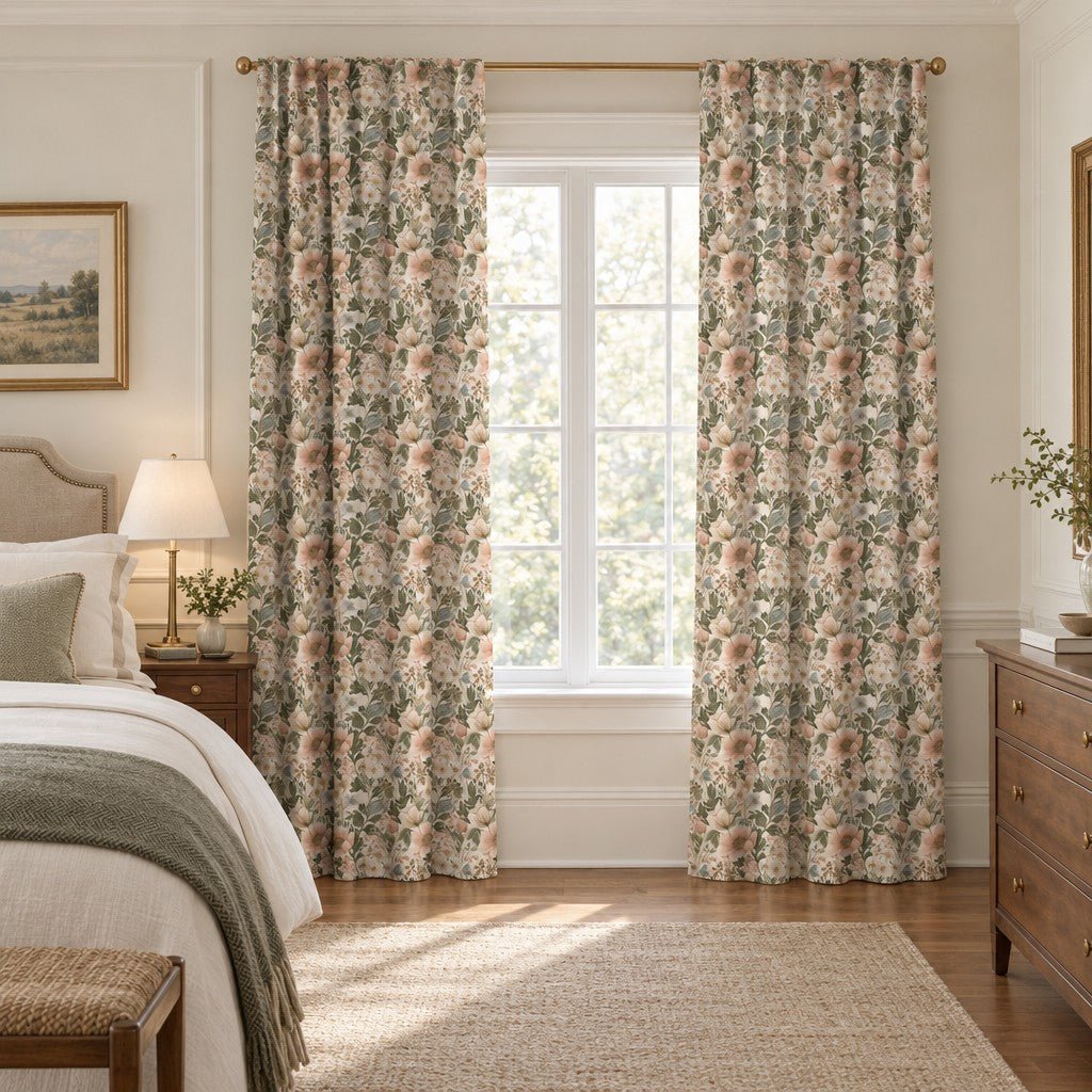 Garden Hour Pixie - Curtain Panel - The Drapery