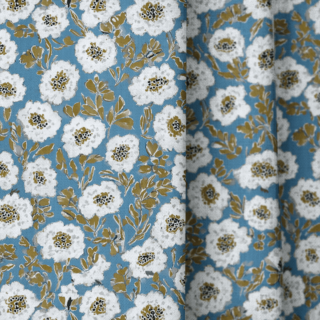 Garden Posy - Curtain Panel - The Drapery