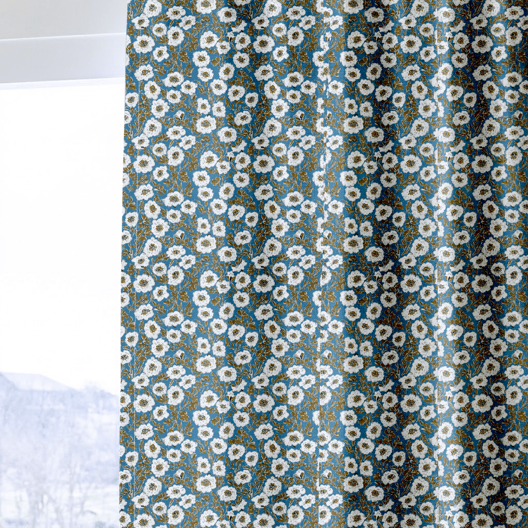 Garden Posy - Curtain Panel - The Drapery
