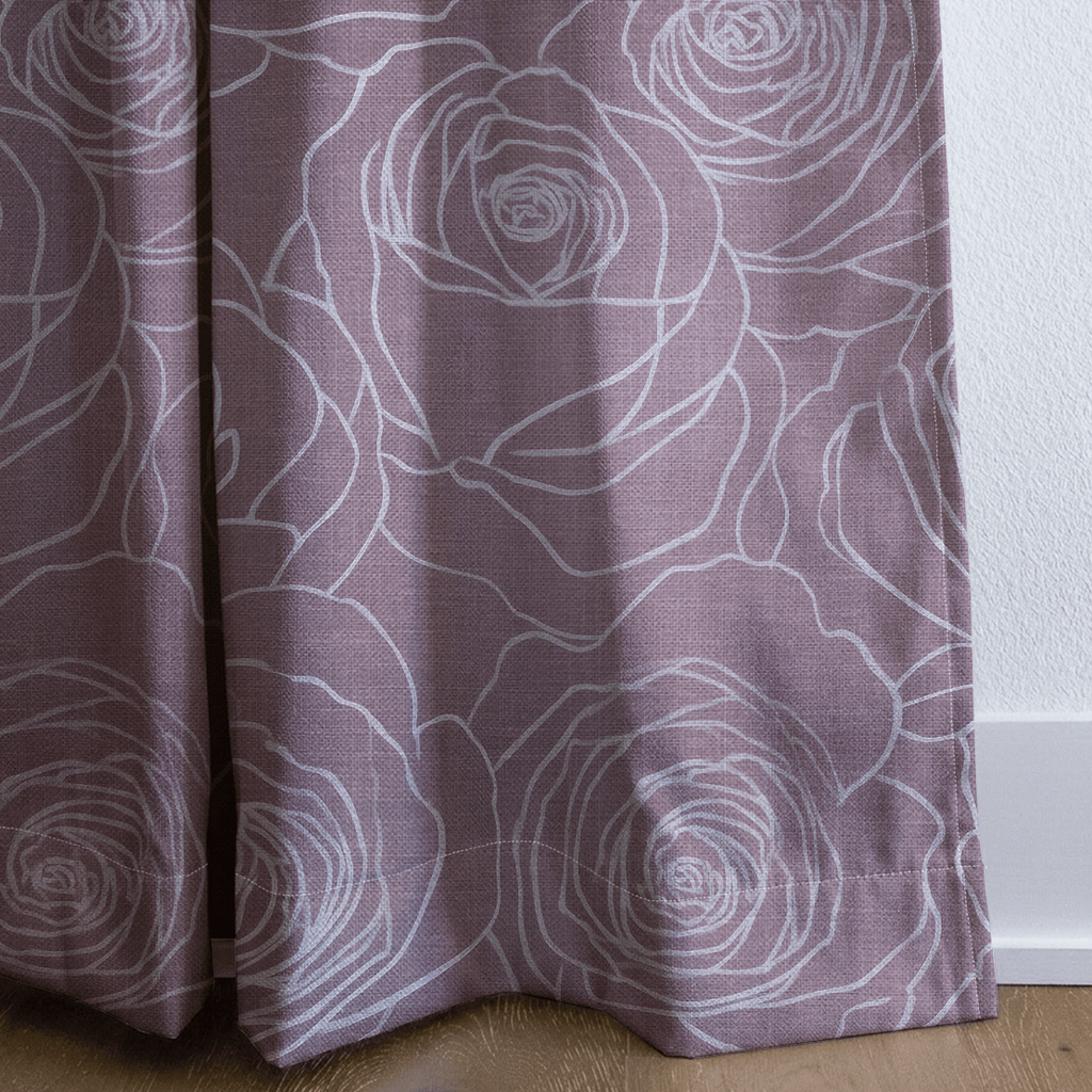 Garden Sketch - Curtain Panel - The Drapery