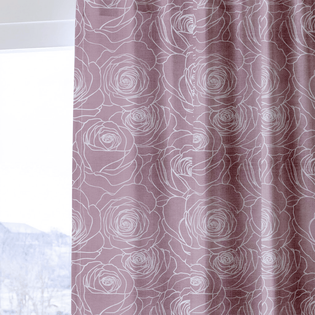 Garden Sketch - Curtain Panel - The Drapery