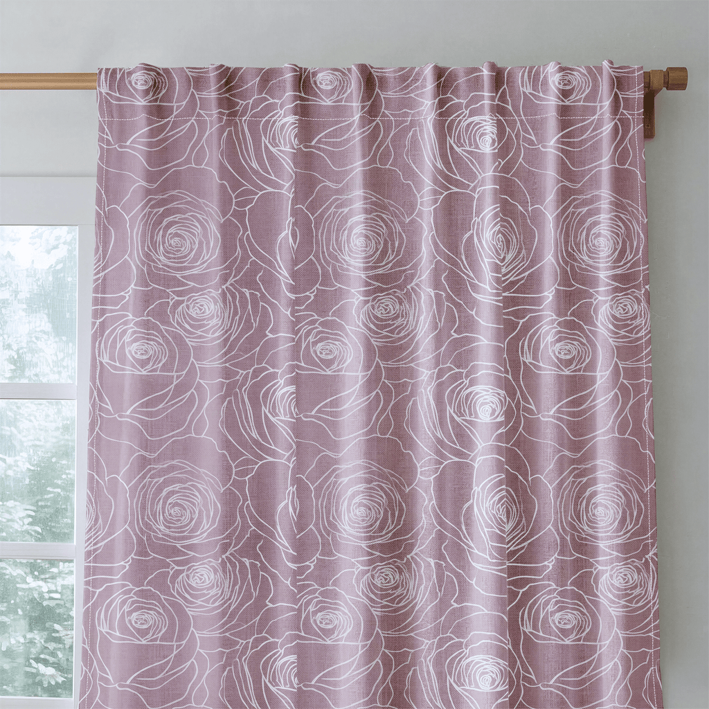 Garden Sketch - Curtain Panel - The Drapery