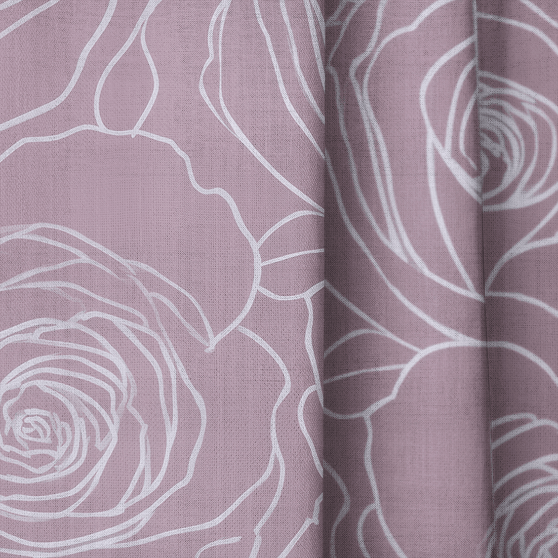 Garden Sketch - Curtain Panel - The Drapery