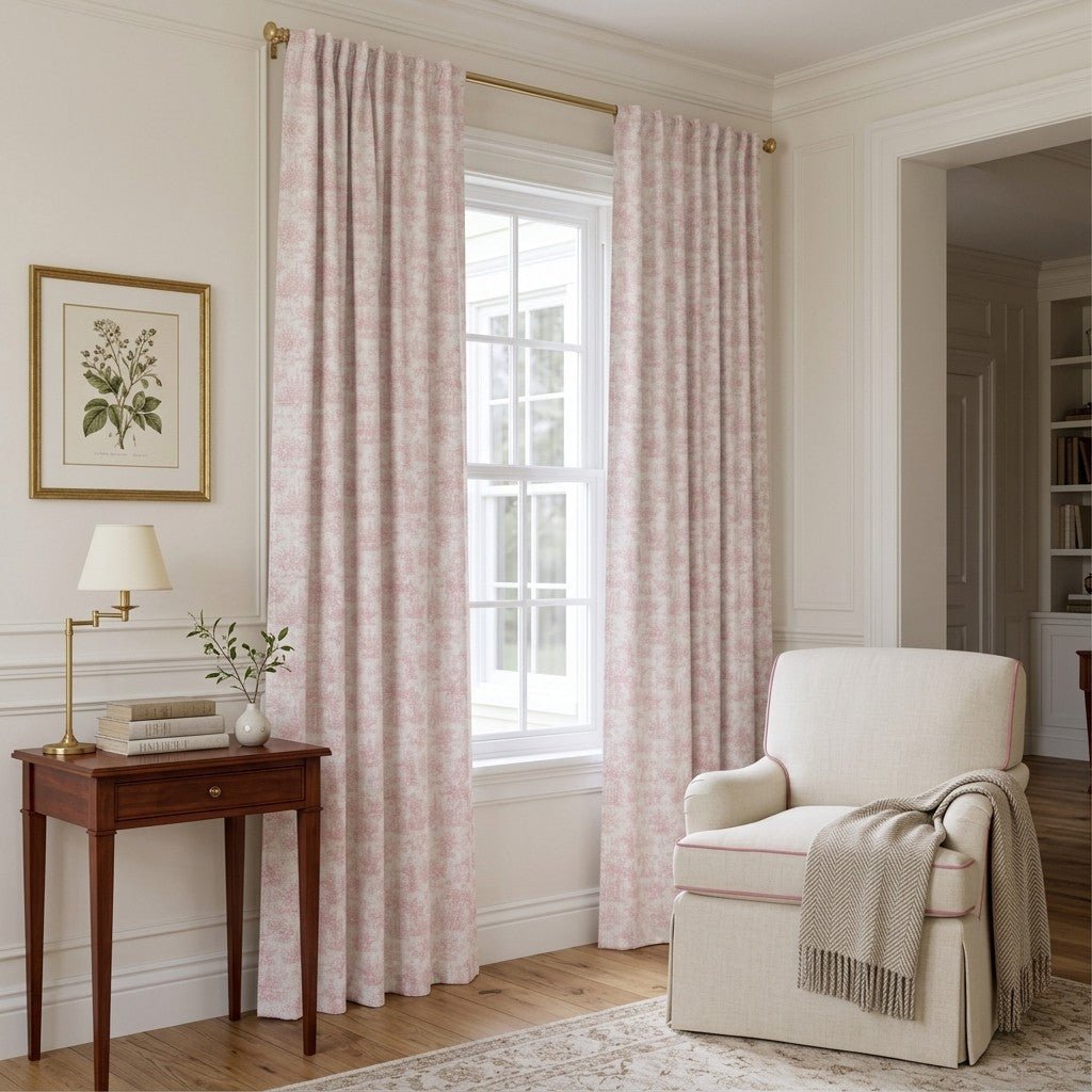 Garden Toile - Curtain Panel - The Drapery