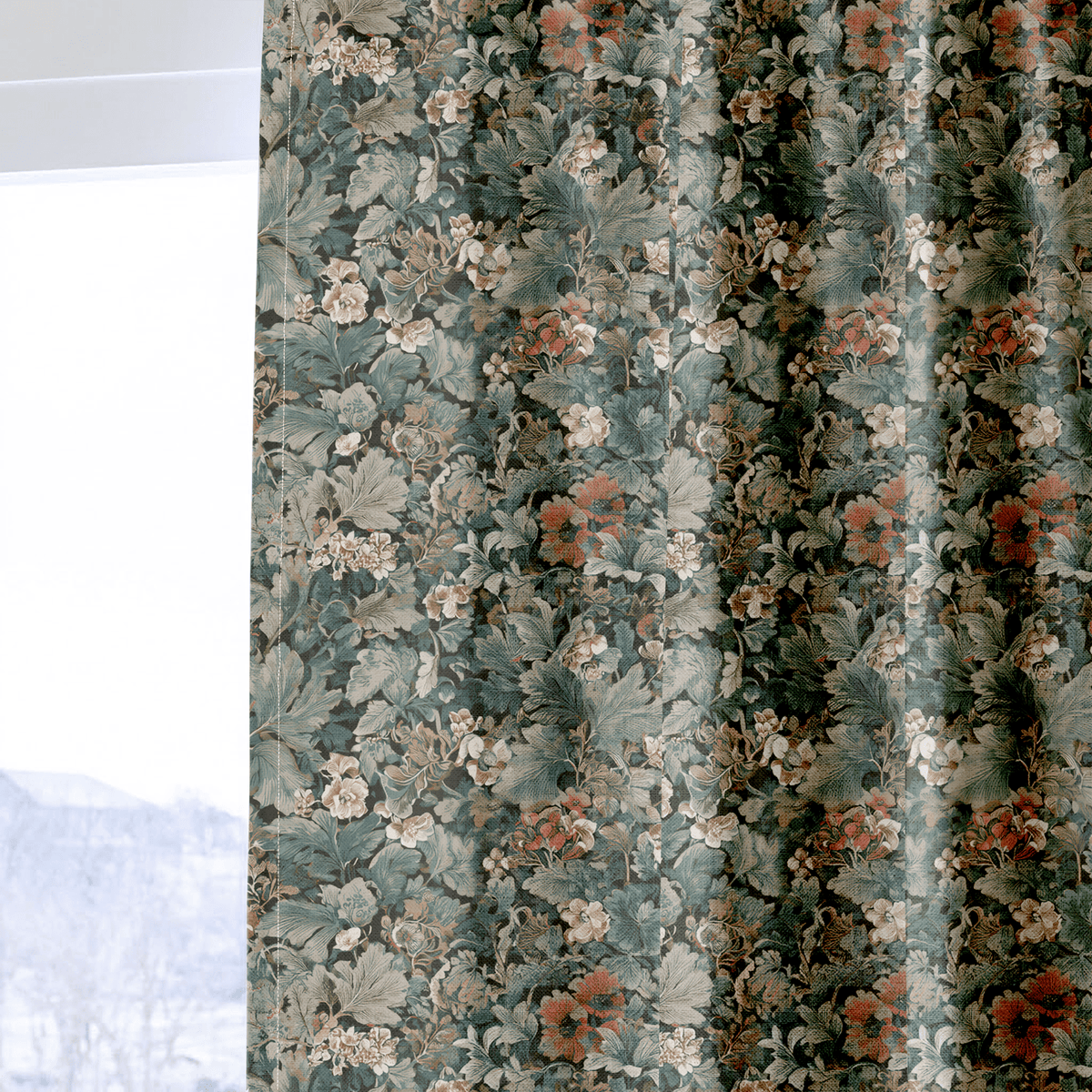 Garden Weave Pattern - Curtain Panel - The Drapery