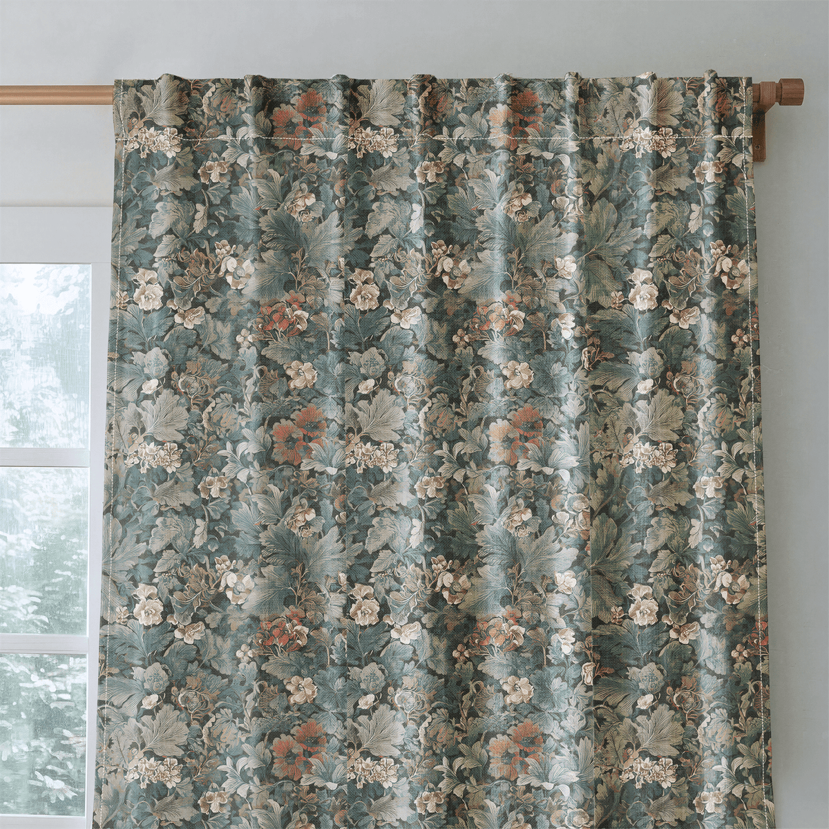 Garden Weave Pattern - Curtain Panel - The Drapery