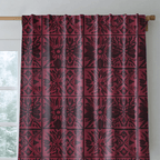 Garnet Mosaic - Curtain Panel - The Drapery